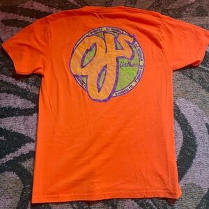 Orange OJ Wheels Skateboard Tshirt
